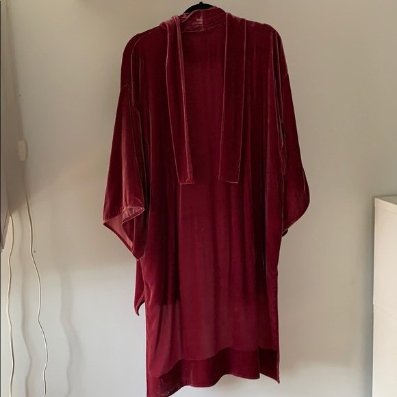 BCBG burgundy velvet jacket - Picture 3 of 3
